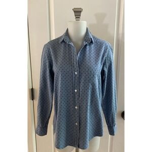 Grayson The Hero Button Up Shirt Womens Size 1 (XS/S)  Polka Dot Classic